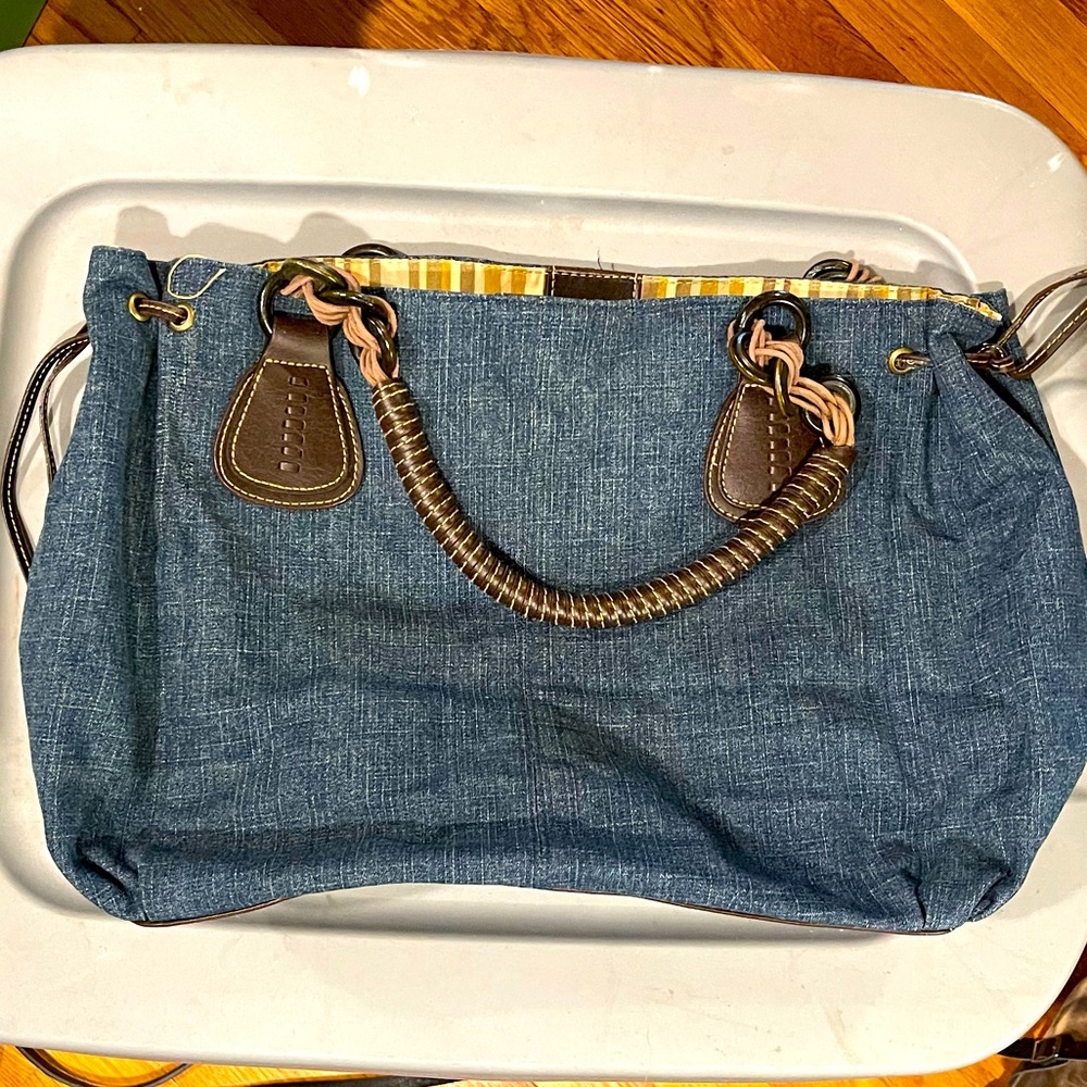 Women’s denim hand bag. New without tags. Medium size. Never carried.